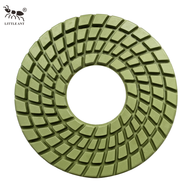 LITTLE ANT 250mm 10inch Resin Floor Polishing Pad Spiral for Power Tool Granite Marble Terrazzo Quartz