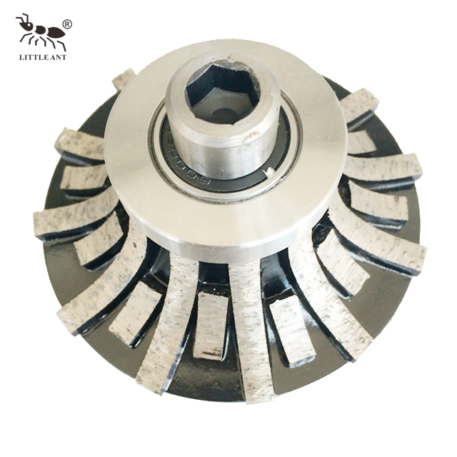 Conic Shape Metal Bond Diamond Concrete Stainless Steel Grinding Wheel