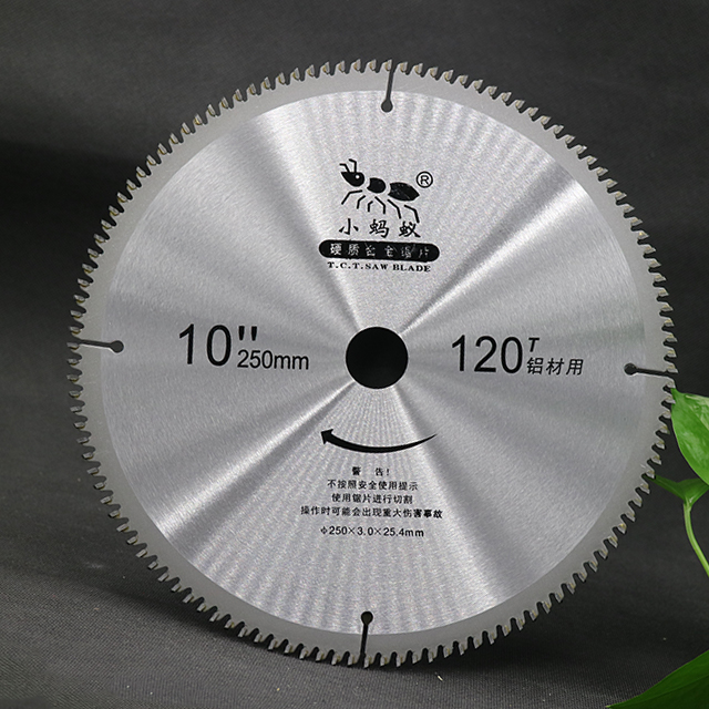 10 Inch 120 Teeth TCT Aluminium Cutting Circular Saw Blade