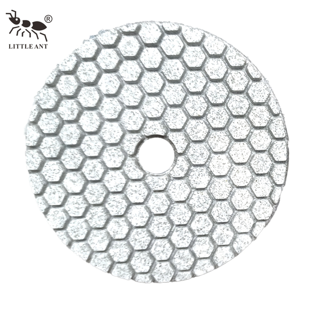 LITTLE ANT Diamond Grit 5-step Hybrid Pressed Marble Granite Quartz Porcelain Concrete Polishing Pads Surface