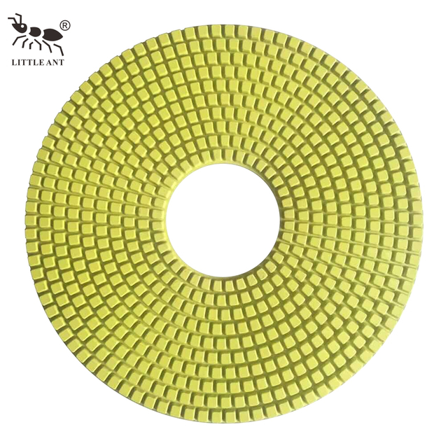 LITTLE ANT 400mm 16inch Resin Floor Polishing Pad Diamond Wet for Concrete Granite Marble Terrazzo Quartz