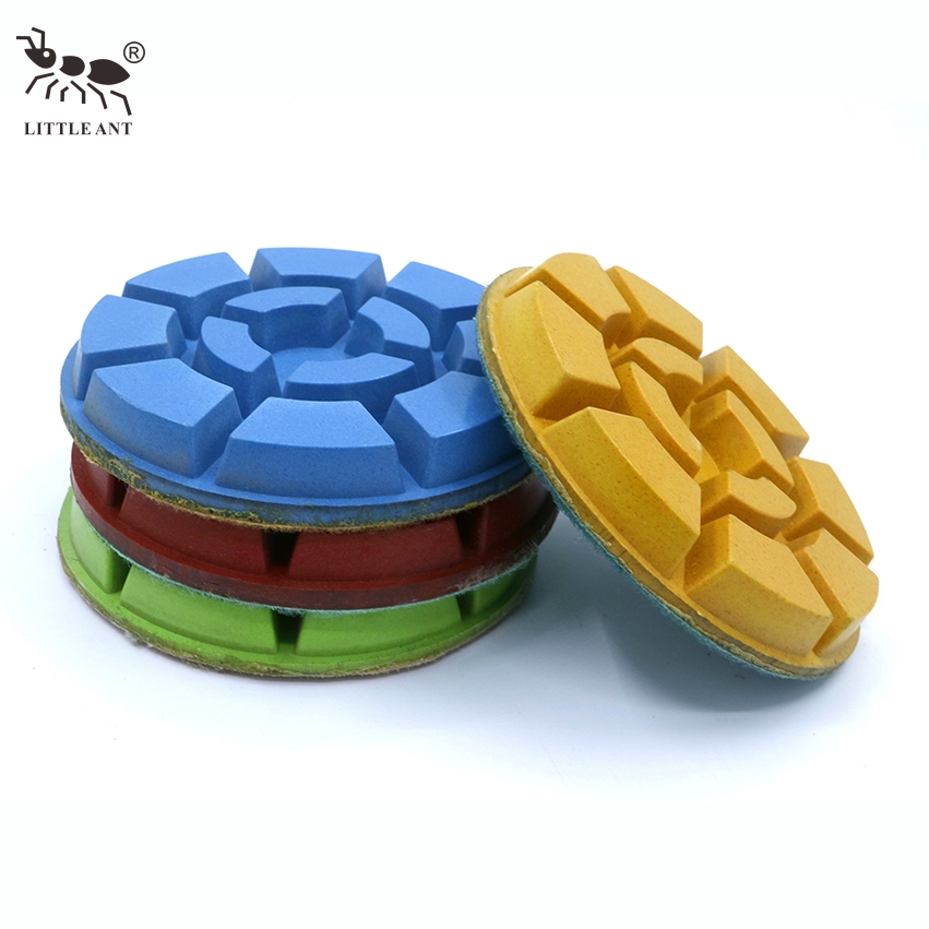 LITTLE ANT Resin Floor Polishing Pad Circular Wet Use for Concrete Pond Filter Marble