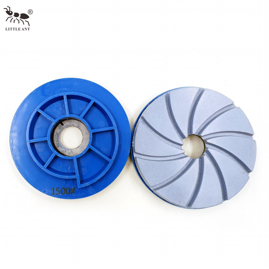 LITTLE ANT Snail Lock Resin Floor Polishing Pad With PVC Backer Granite Marble Terrazzo Quartz