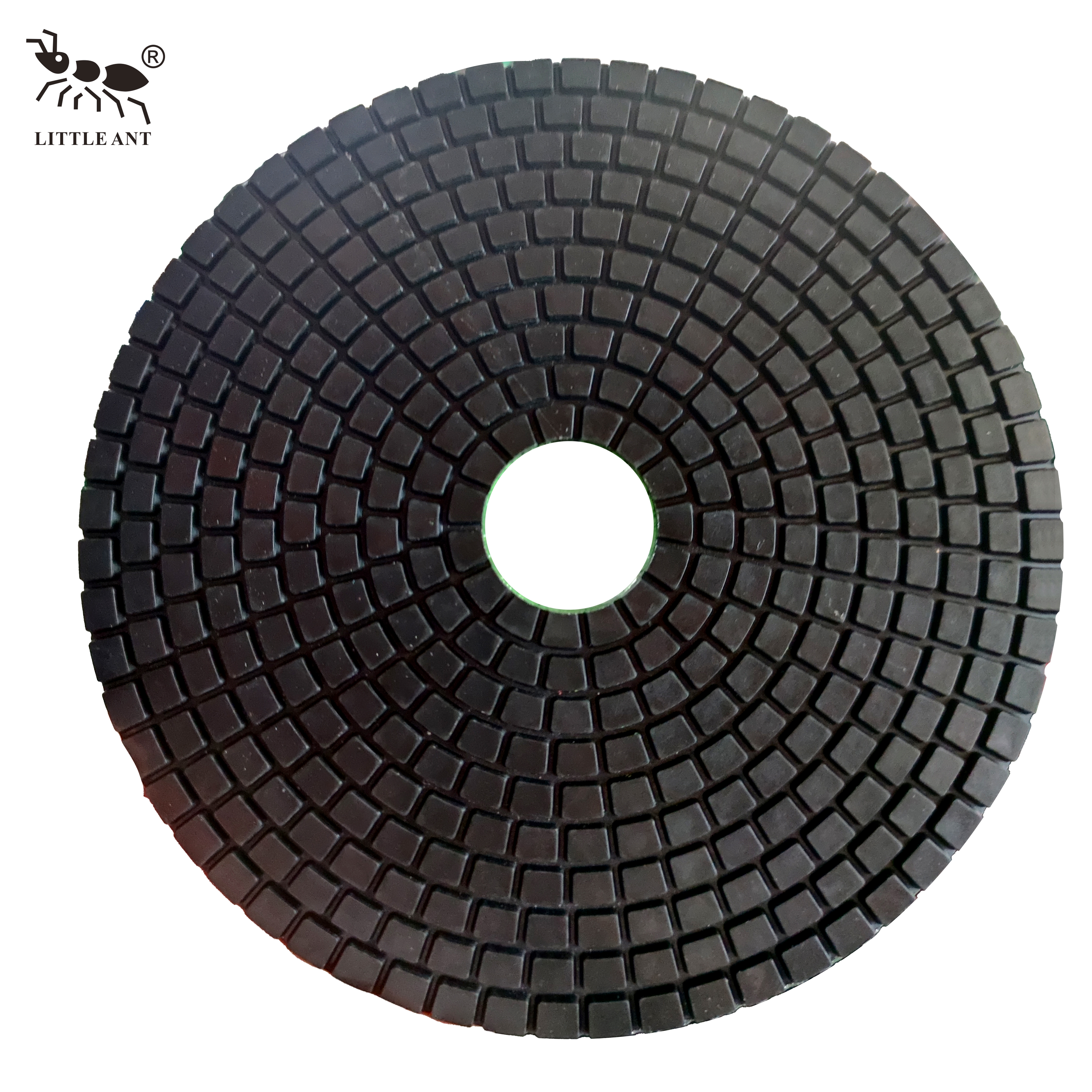 LITTLE ANT 230mm 9inch Resin Floor Polishing Pad Big Hole for Concrete Granite Marble Terrazzo Quartz