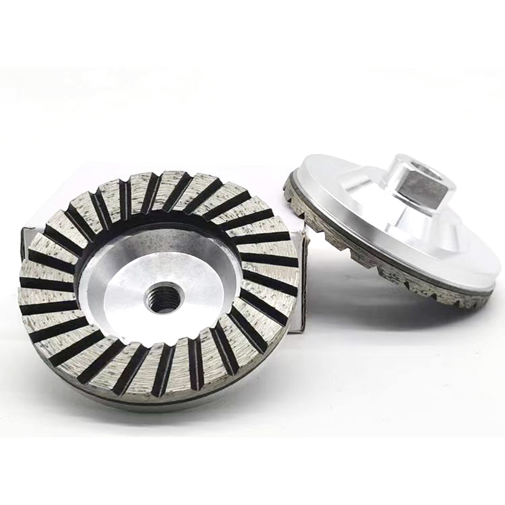 LITTLE ANT Metal Aluminum Bond 6 Holes Diamond Concrete Grinding cup Wheel 
