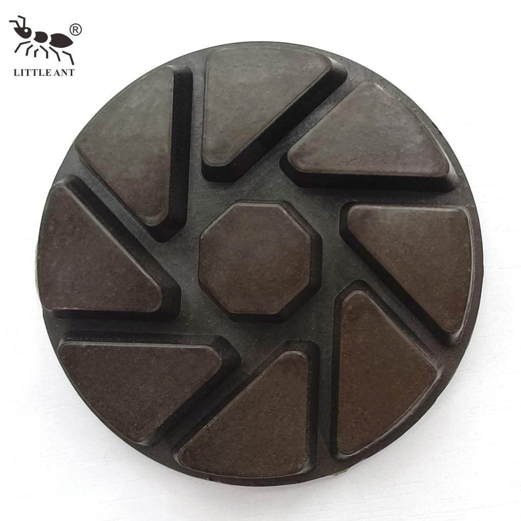 LITTLE ANT NEW 3inch Tornado Diamond Concrete Floor Polishing Pads for Carborundum Emery Ground