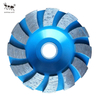 Best Seller Metal Bond Painted Diamond Concrete Grinding Wheel for Grinding Concrete And Stone.