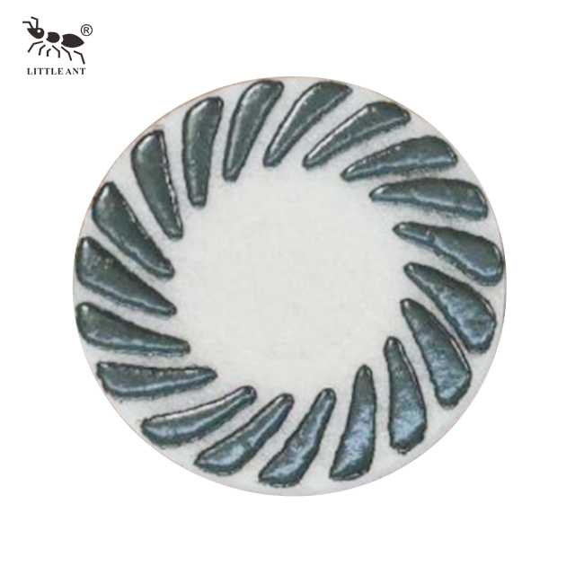 Water Droplets Spiral Dry Polishing Pad for Marble Granite Hand Polisher Portable Grinder