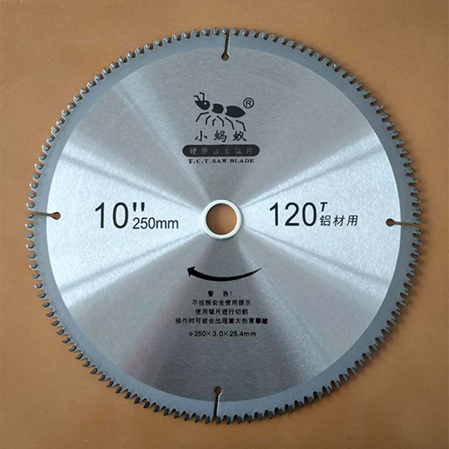 10 Inch 120 Teeth TCT Aluminium Cutting Circular Saw Blade