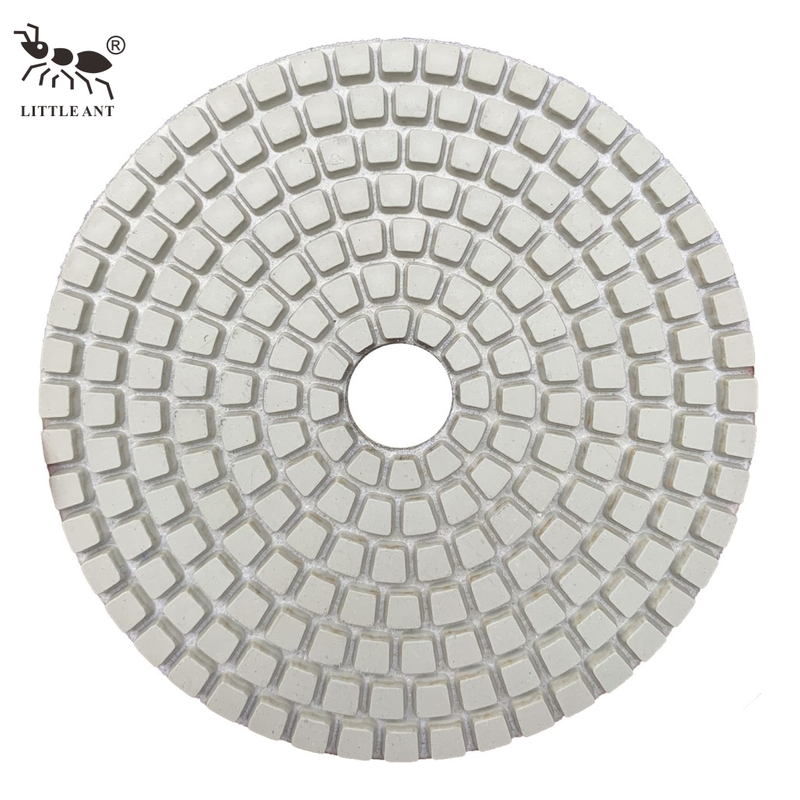 LITTLE ANT Best Seller Square Wet Polishing Pad 3" 4" 5“ 6” 8“ Inch Less Dust for Concrete Stone