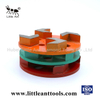 LITTLE ANT Circular Grinding Plate Metal Tool for Concrete Dry And Wet Use 4 Arrow Type Segments 100mm