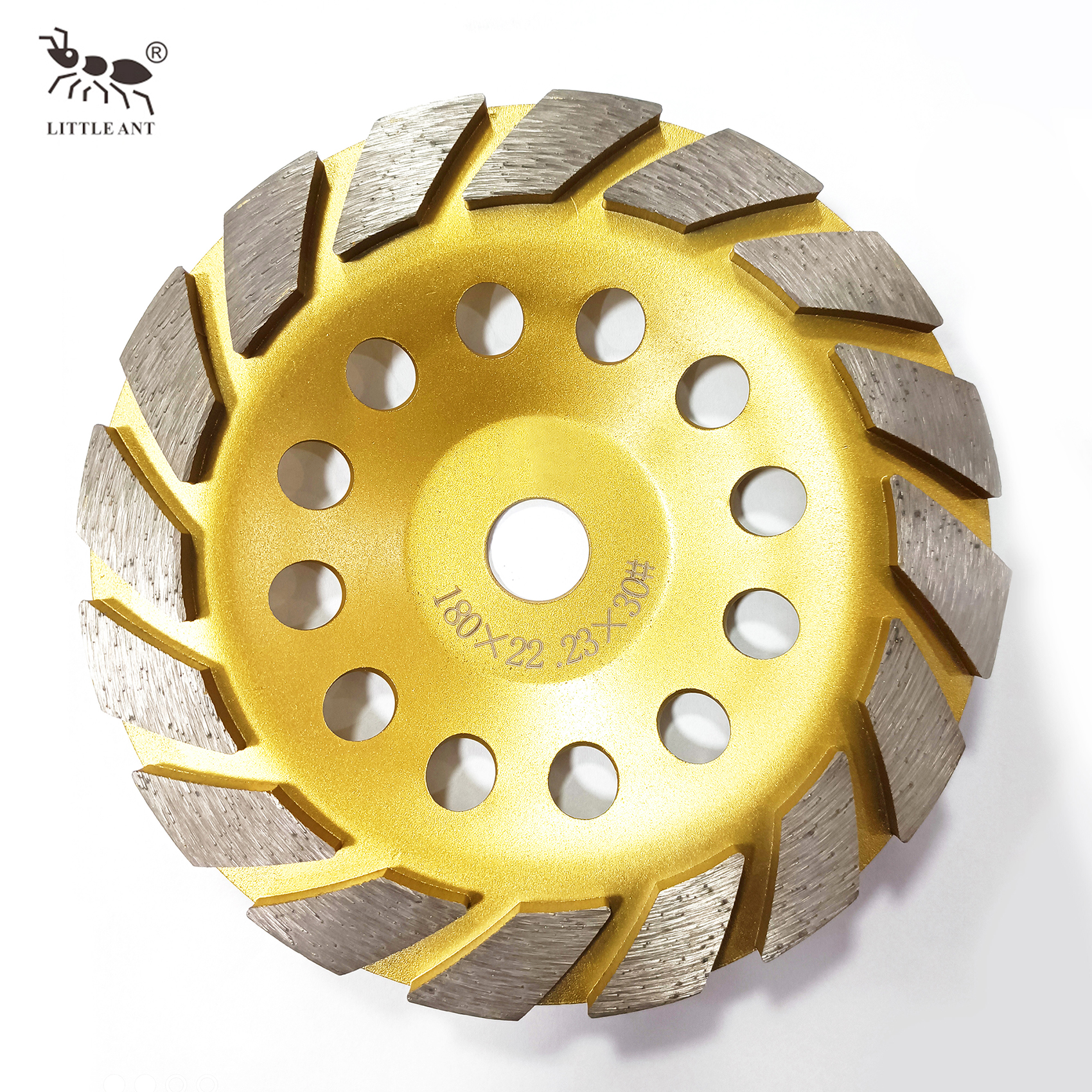 LITTLE ANT Circular Diamond Cup Wheel 3in 4in 5in 6in 7in Abrasive Tools for Concrete