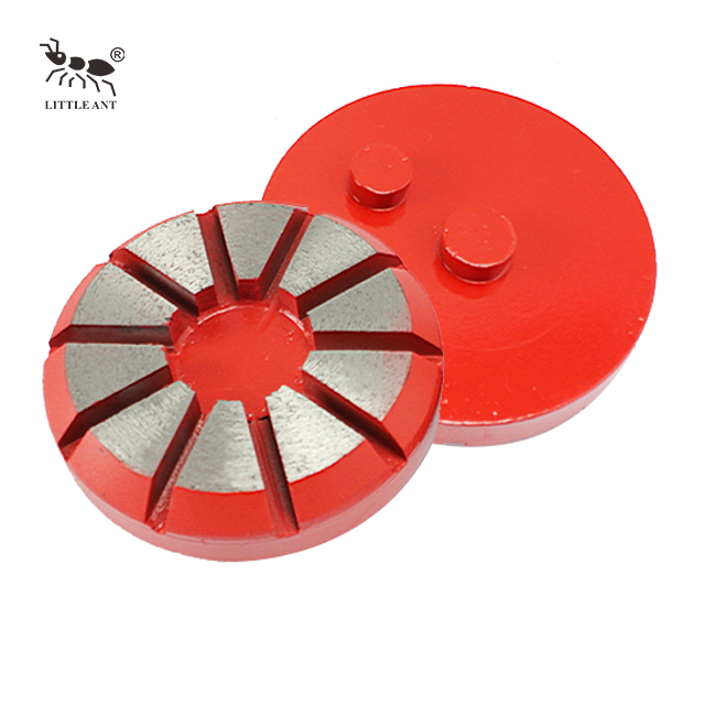 Metal Grinding Plate 10 Gears solid core for Concrete Triangle Gear Dry And Wet Use Coarse