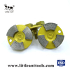 Circular Metal Grinding Plate for Concrete 3 Sector Gear Dry And Wet Use Coarse