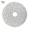 LITTLE ANT 3 Or 4 Steps Flower Model Diamond Wet Polishing Pad Flexible for Stone Marble Granite Terrazzo Limestone Concrete