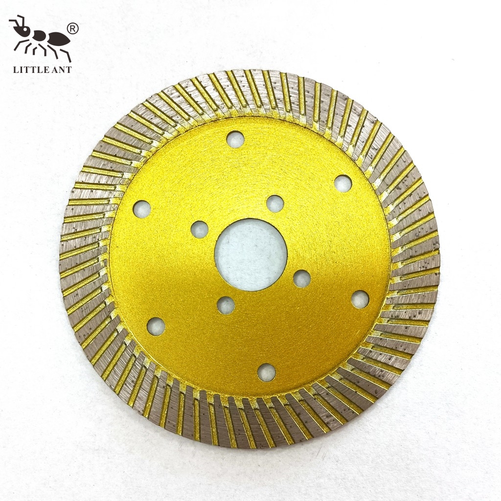 LITTLE ANT Wholesale Supplier Hot Press Wide Turbo Segment Diamond Circular Saw Blade For Granite Cutting Disc 