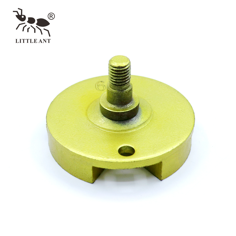 Circular Metal Grinding Plate for Concrete 3 Sector Gear Dry And Wet Use Coarse