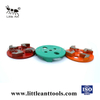 LITTLE ANT Circular Grinding Plate Metal Tool for Concrete Dry And Wet Use 4 Arrow Type Segments 100mm