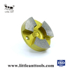 Circular Metal Grinding Plate for Concrete 3 Sector Gear Dry And Wet Use Coarse