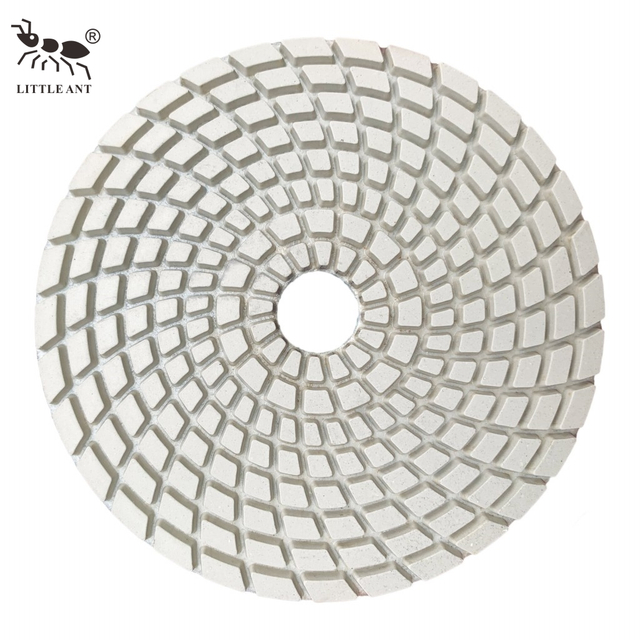 Hot Best Spirl Wet Polishing Pad Less Dust for Concrete Stone