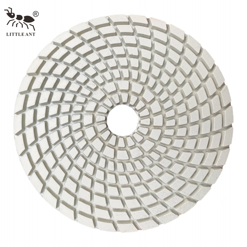 Hot Best Spirl Wet Polishing Pad Less Dust for Concrete Stone