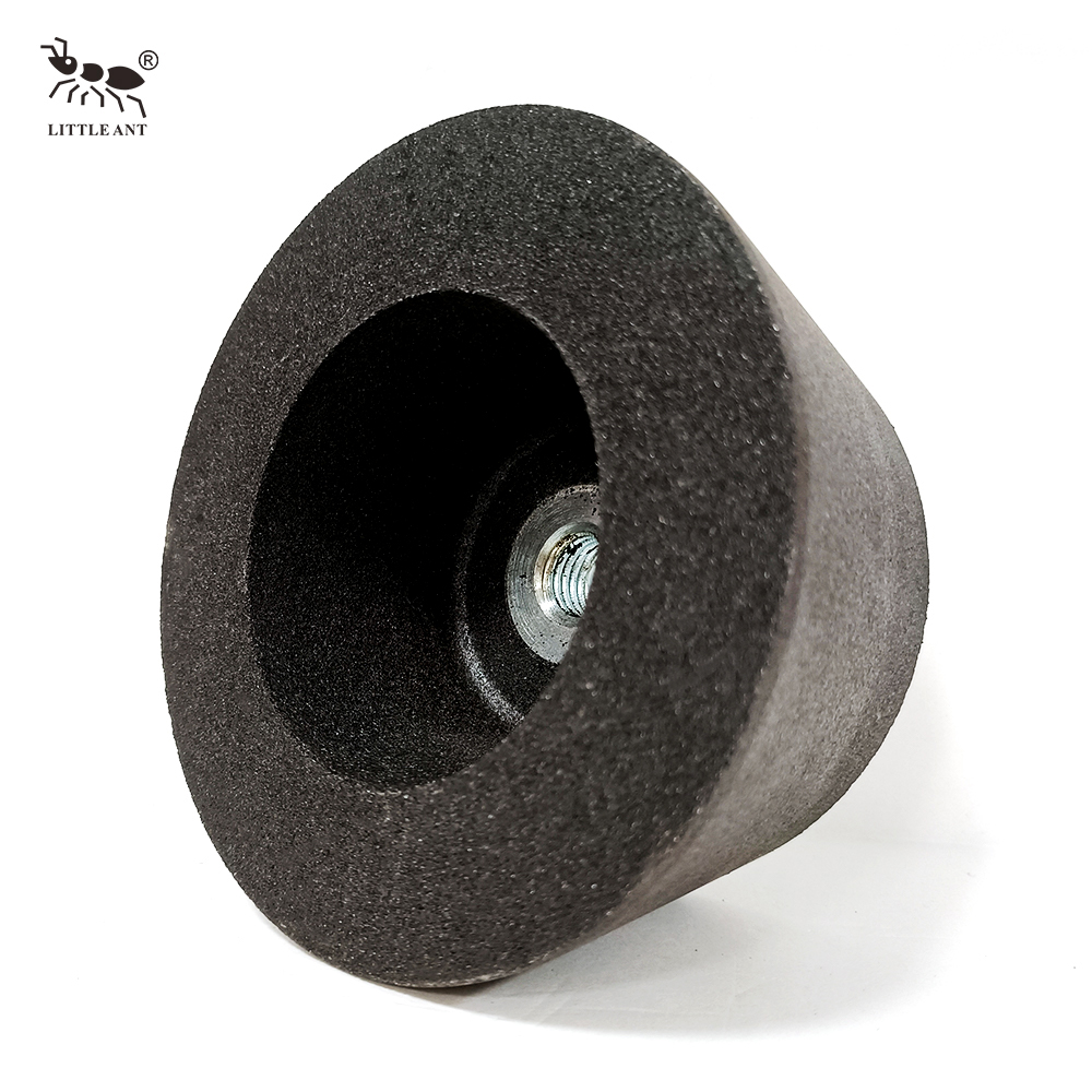 LITTLE ANT 4" 5" Silicon Carbide Grinding Stone Cup Wheel Carborundum for Granite Marble Steel Metal