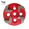 LITTLE ANT Circular Grinding Plate Metal Tool for Concrete Dry And Wet Use 4 Arrow Type Segments 100mm