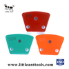 LITTLE ANT Trapezoid Abrasive Powder Tools Metal Diamond Grinding Plate 2 Bar Segments Surface Polishing Disc