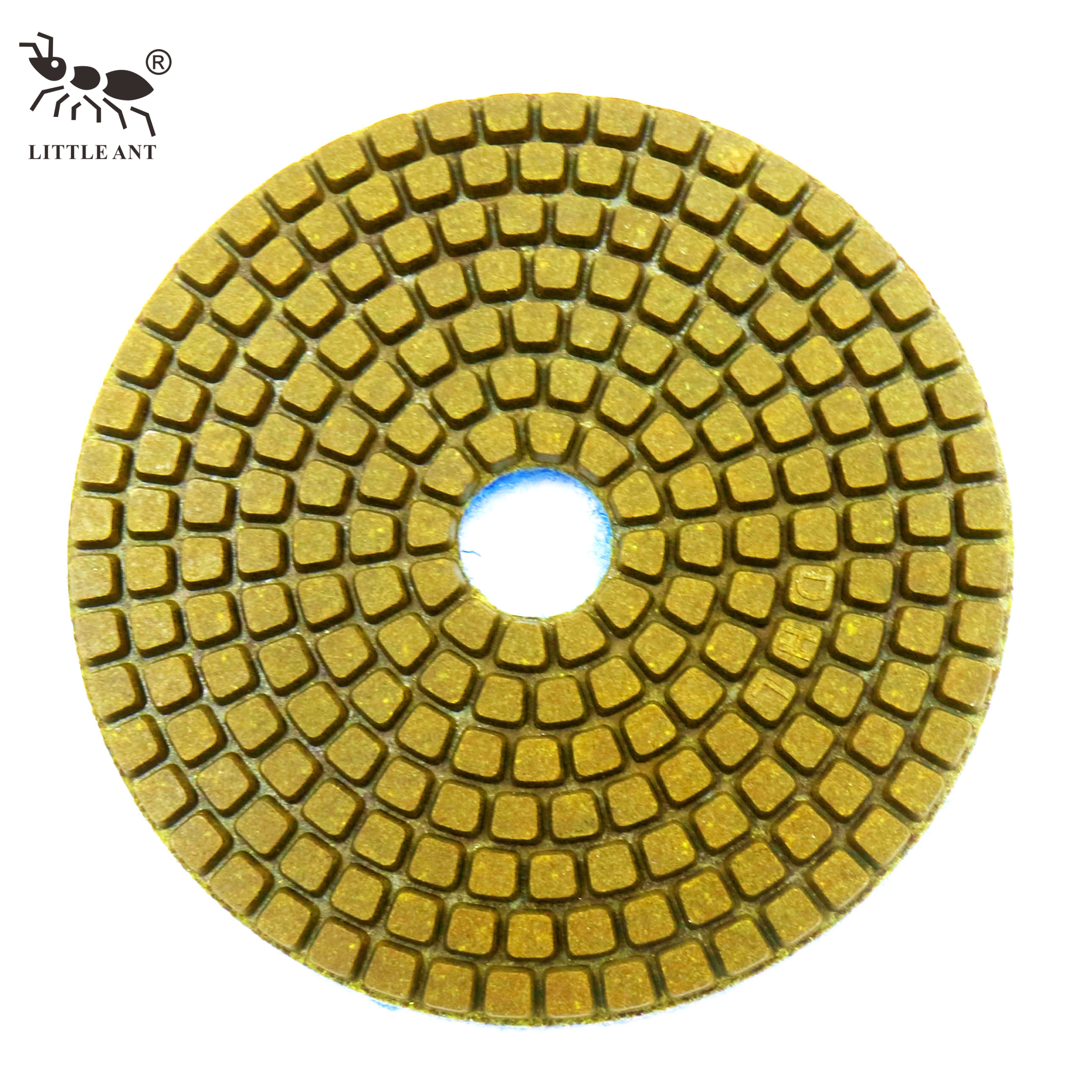 LITTLE ANT 100mm Diamond Concrete Metal Polishing Discs Wet Dry Floor Preparation Grinding Pads 4 Inch