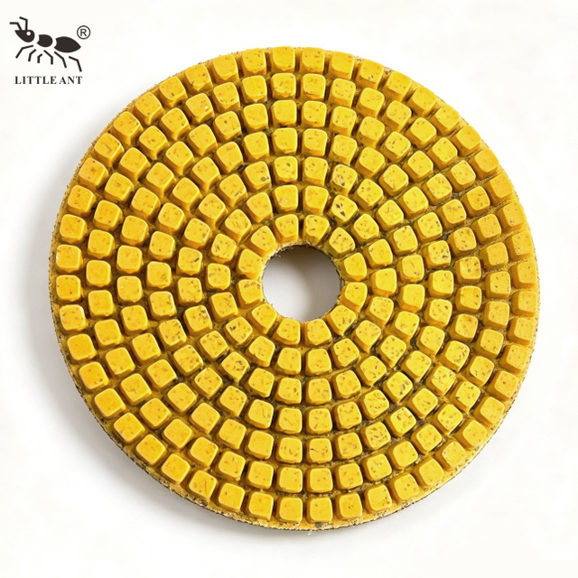 LITTLE ANT 100mm Diamond Concrete Metal Polishing Discs Wet Dry Floor Preparation Grinding Pads 4 Inch