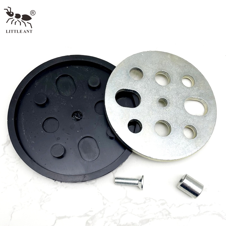 LITTLE ANT 4inch 100mm Stone Polishing Pad Adapter Plate for Diamond Grinding Block Tool Mounting