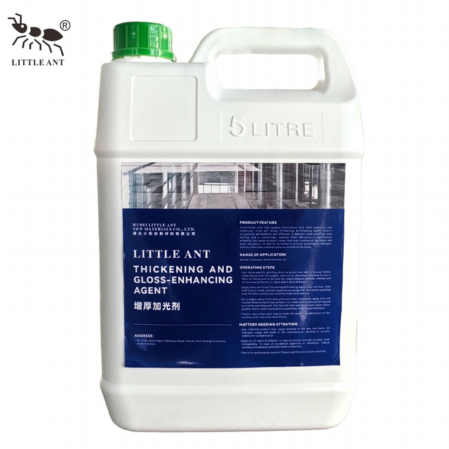LITTLE ANT Stone Thickening and Gloss Enhancer for Marble Granite Concrete Floor Polishing