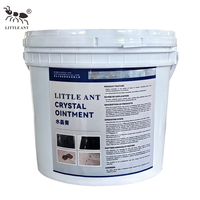 LITTLE ANT Stone Crystal Polishing Paste for Marble Granite Terrazzo Floor Gloss Finishing